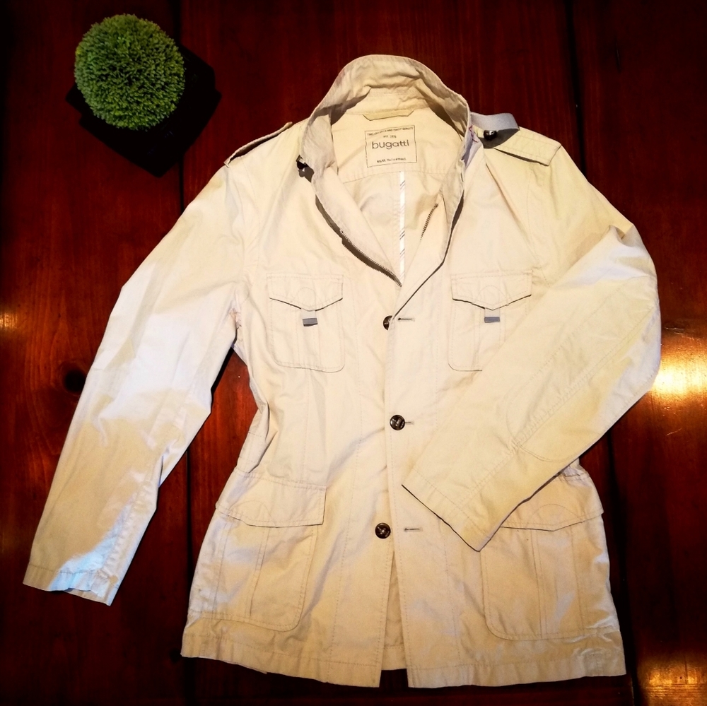 Bugatti Full Cotton Unlined Blazer w/ Patch Pocket